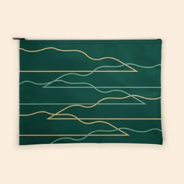 16x11 Economical Briefcase made out of laminated nylon with a zipper... from ASI 74710 Numo / NUMO