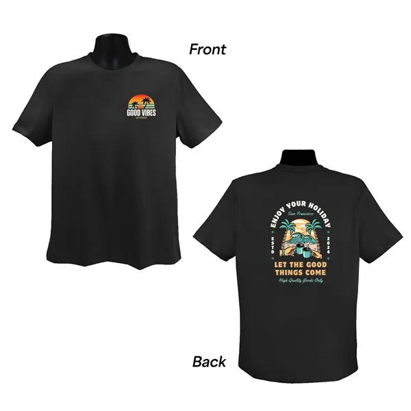 T-shirt crafted with a blend of 65% cotton and 35% polyester.... from ASI 37980 Bagworld