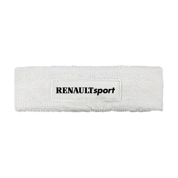 This polyester sweatband has some stretch for a one size fits... from ASI 52710 Lincoln Line