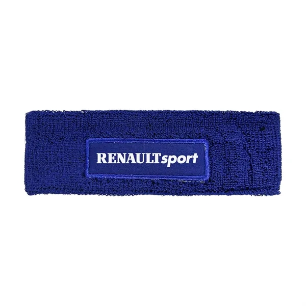 This polyester sweatband has some stretch for a one size fits... from ASI 52710 Lincoln Line