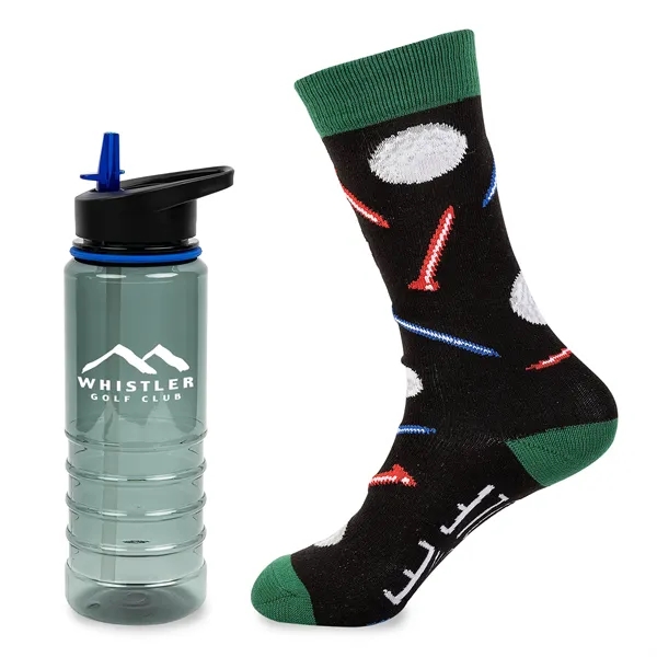 Tritan bottle and socks... from ASI 44900 NC Custom (CI/Lanco) / Lanco