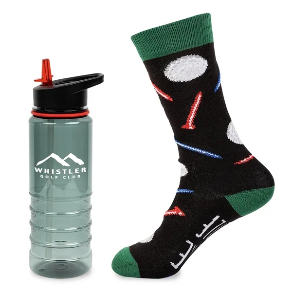 Tritan bottle and socks... from ASI 44900 NC Custom (CI/Lanco) / Lanco