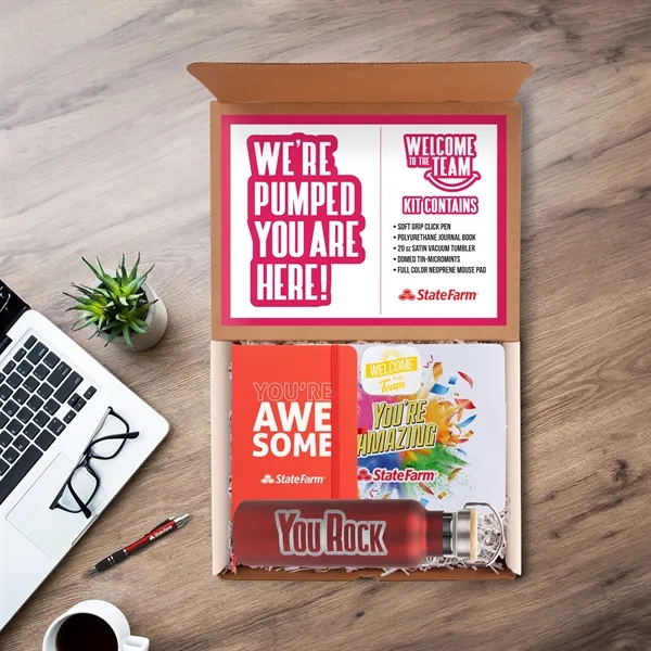 RPET journal book, a pen, a mouse pad, a tumbler and... from ASI 44900 NC Custom (CI/Lanco) / Lanco