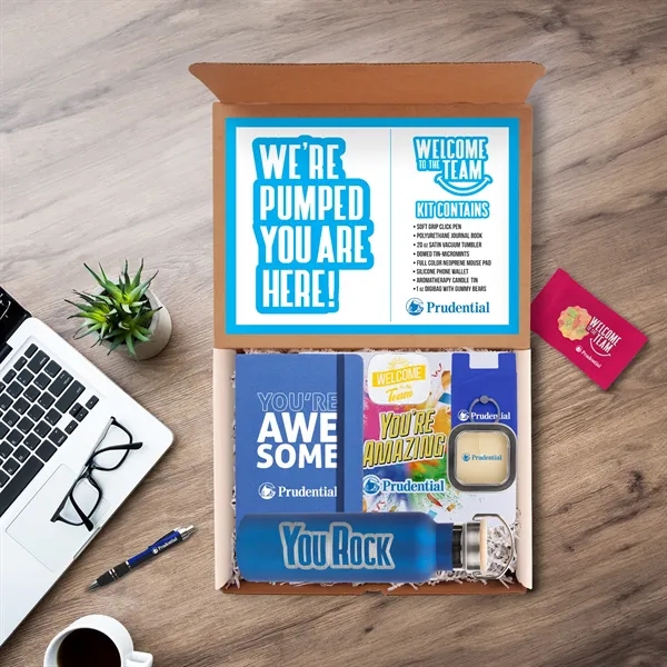 Mailer with rpet journal book, stylus pen, mouse pad, tumbler, mint... from ASI 44900 NC Custom (CI/Lanco) / Lanco