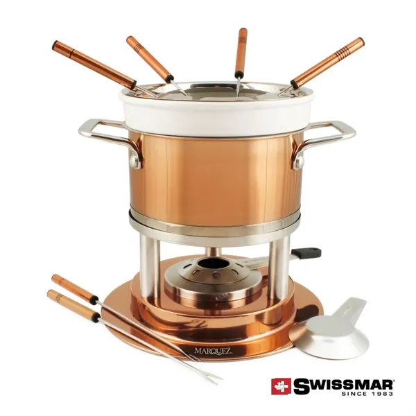 The Swissmar® Basel 11 Pc Fondue Set has a ceramic insert... from ASI 84592 St Regis Group