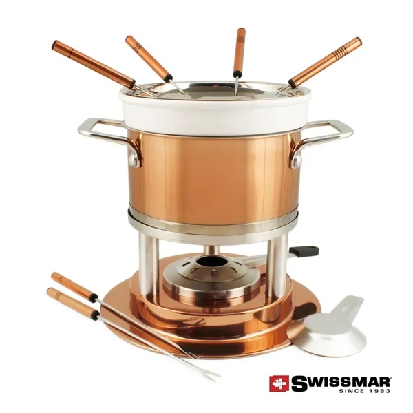 The Swissmar® Basel 11 Pc Fondue Set has a ceramic insert... from ASI 84592 St Regis Group