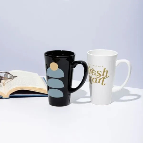 Tall Java Latte 16 oz. Ceramic available in Black and White.... from ASI 74710 Numo / NUMO