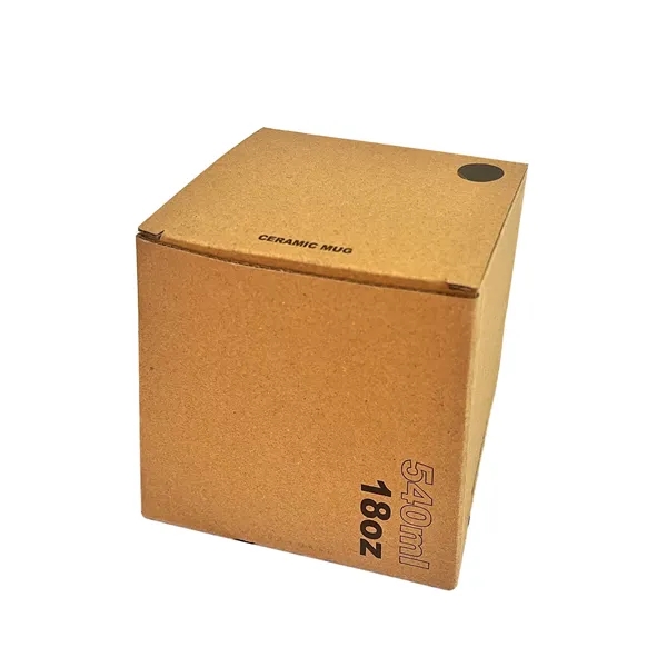 18 oz. Coffee Triangle Bottom Ceramic Mug w/ Gift Box... from ASI 41511 Brainchild USA Inc / BrainChild Gift Club