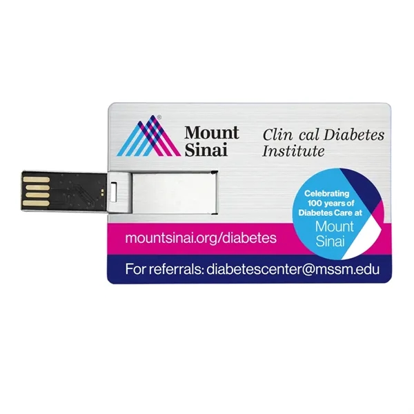 Our Broadview Metal Card USB drive fits easily into a wallet... from ASI 90154 Sunjoy Group Inc