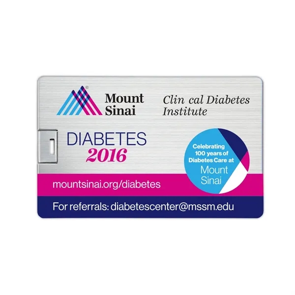 Our Broadview Metal Card USB drive fits easily into a wallet... from ASI 90154 Sunjoy Group Inc