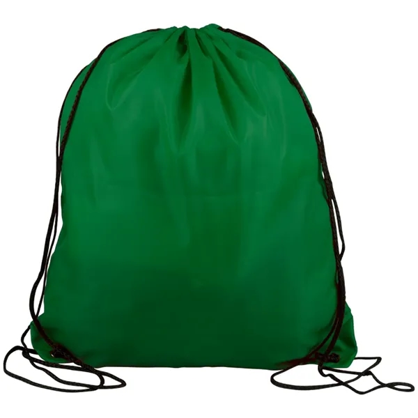 Double strung polyester drawstring backpack plus 1 color silkscreen imprint on... from ASI 37218 Athena Promo (tm)