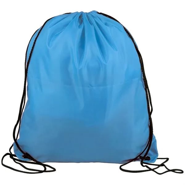 Double strung polyester drawstring backpack plus 1 color silkscreen imprint on... from ASI 37218 Athena Promo (tm)