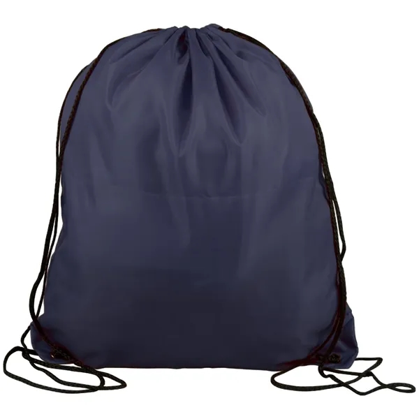 Double strung polyester drawstring backpack plus 1 color silkscreen imprint on... from ASI 37218 Athena Promo (tm)