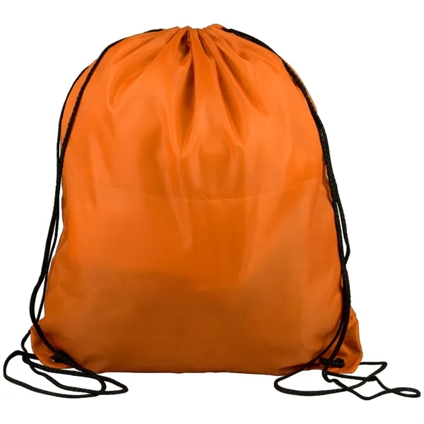 Double strung polyester drawstring backpack plus 1 color silkscreen imprint on... from ASI 37218 Athena Promo (tm)