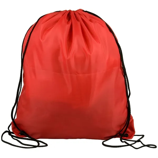 Double strung polyester drawstring backpack plus 1 color silkscreen imprint on... from ASI 37218 Athena Promo (tm)