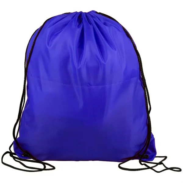 Double strung polyester drawstring backpack plus 1 color silkscreen imprint on... from ASI 37218 Athena Promo (tm)