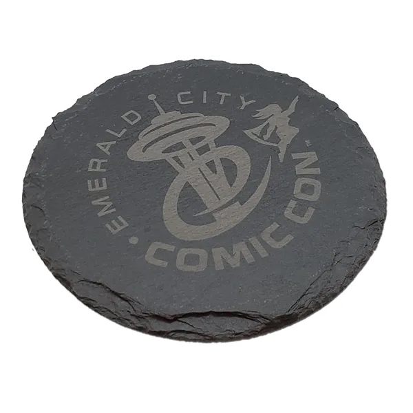 Slate coasters with 4 rubber feet and etched graphics.... from ASI 72521 Morris Magnets