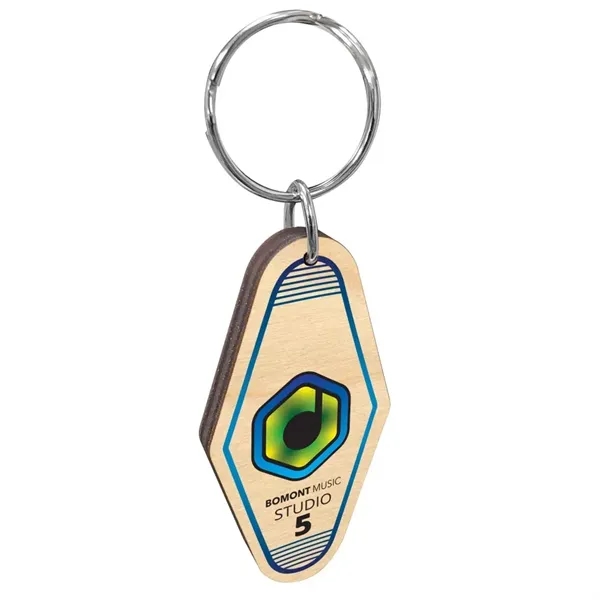 Vintage Birch Motel Keychain Hotel Key Tag... from ASI 72521 Morris Magnets / Laser Cuts