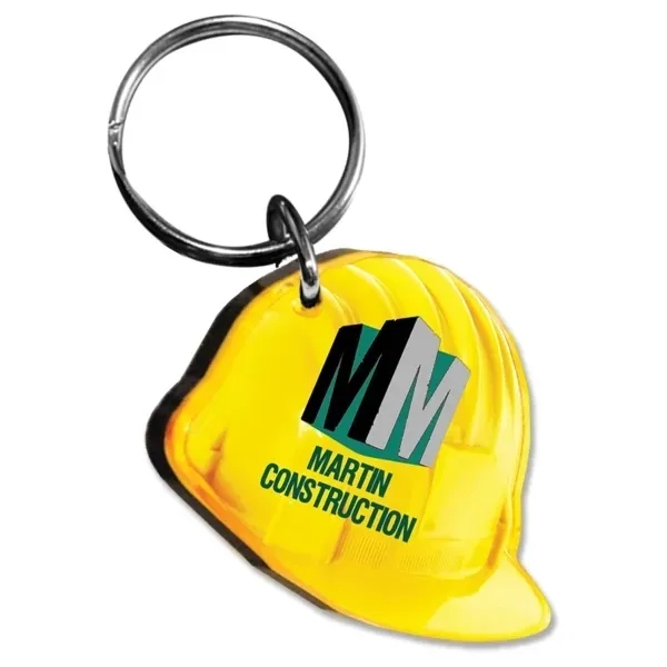 Customizable key chain made of acrylic with a 1" split ring.... from ASI 72521 Morris Magnets / Laser Cuts