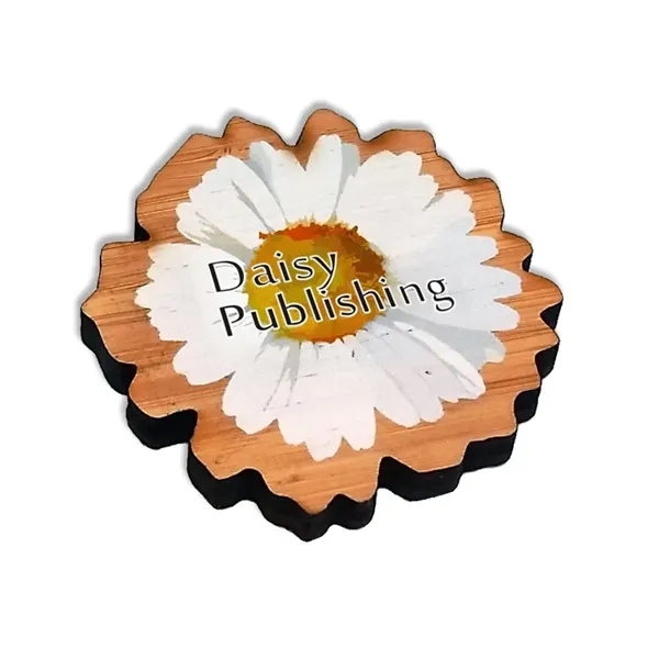 Customizable bamboo magnet with full color UV graphic.... from ASI 72521 Morris Magnets / Laser Cuts