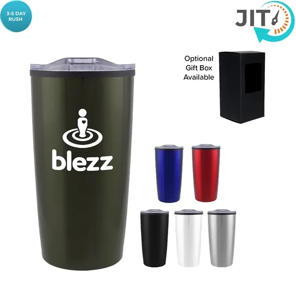 16-ounce tumbler with a slider lid.... from ASI 57653 Gold Bond