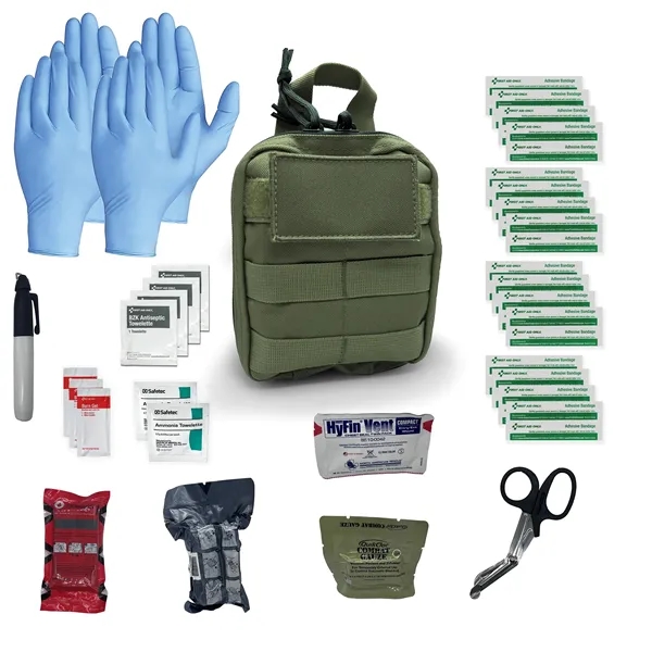 First aid kit with MOLLE straps.... from ASI 84514 Safety Made