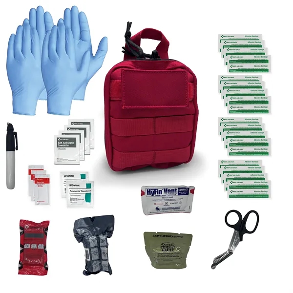 First aid kit with MOLLE straps.... from ASI 84514 Safety Made