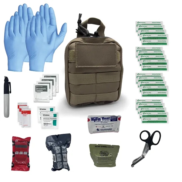 First aid kit with MOLLE straps.... from ASI 84514 Safety Made