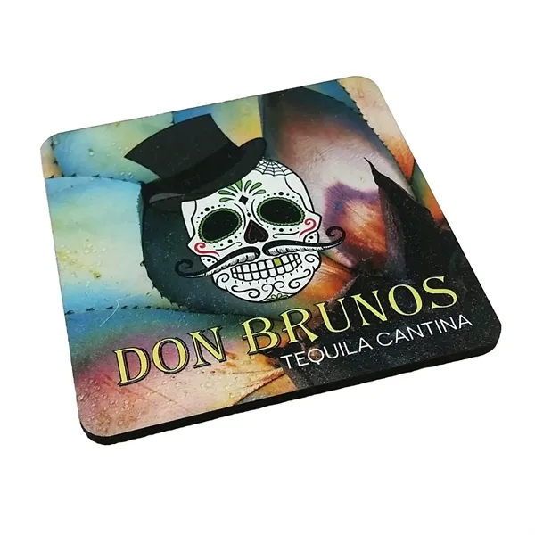 Customizable wood coaster with UV graphics.... from ASI 72521 Morris Magnets / Laser Cuts
