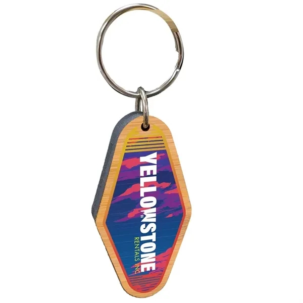 Vintage Bamboo Motel Keychain Hotel Key Tag... from ASI 72521 Morris Magnets / Laser Cuts