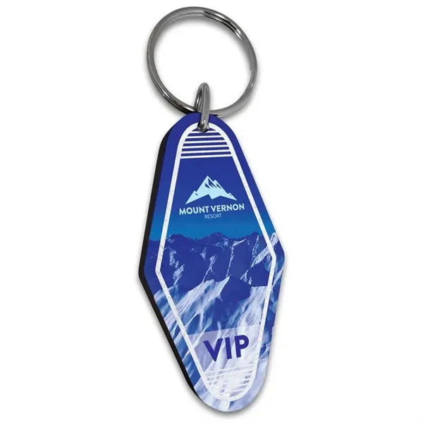 1/4" Vintage Recycled Wood Motel keychain Hotel Key Tag... from ASI 72521 Morris Magnets / Laser Cuts