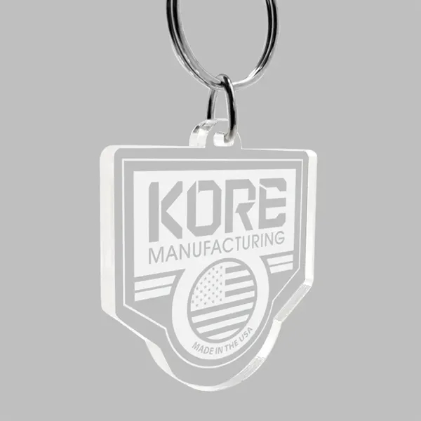1/4" Custom Laser Etched Keychain... from ASI 72521 Morris Magnets / Laser Cuts