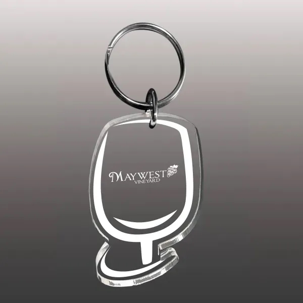 1/4" Custom Laser Etched Keychain... from ASI 72521 Morris Magnets / Laser Cuts