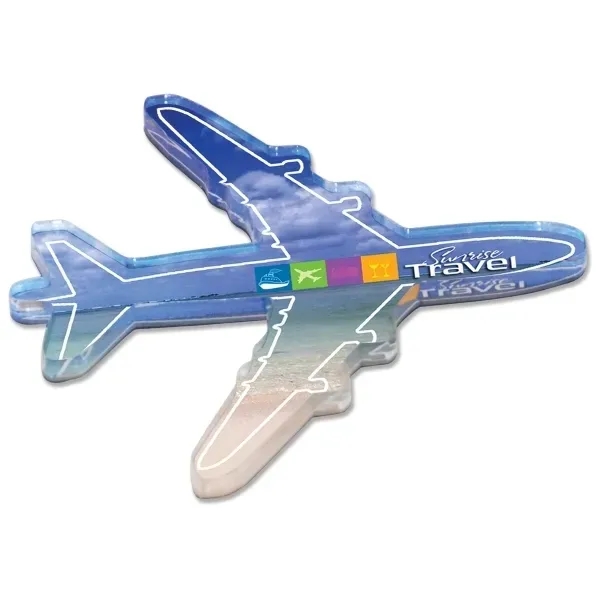 Stock Shape, 1/4" thick acrylic plastic magnets with full color imprinting;... from ASI 72521 Morris Magnets / Laser Cuts