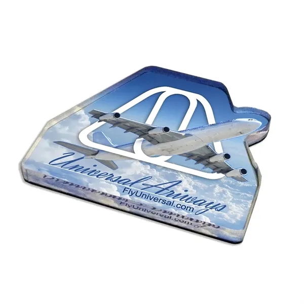 Stock Shape, 1/4" thick acrylic plastic magnets with full color imprinting;... from ASI 72521 Morris Magnets / Laser Cuts