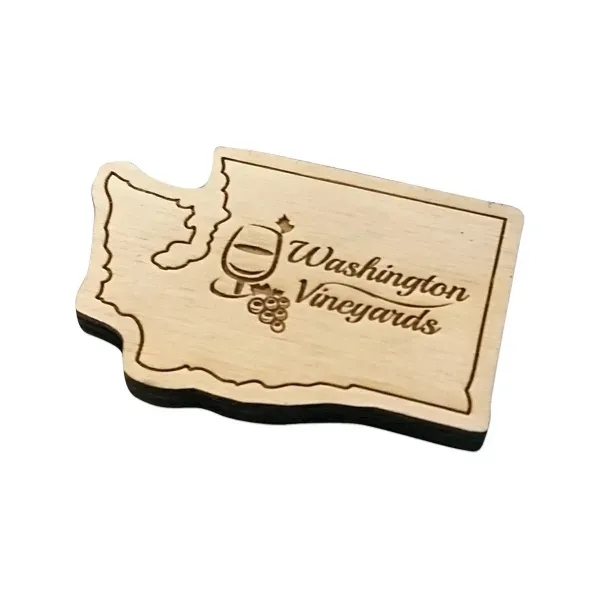 Birch Magnets - Laser Etched with Strong Disc Magnet... from ASI 72521 Morris Magnets