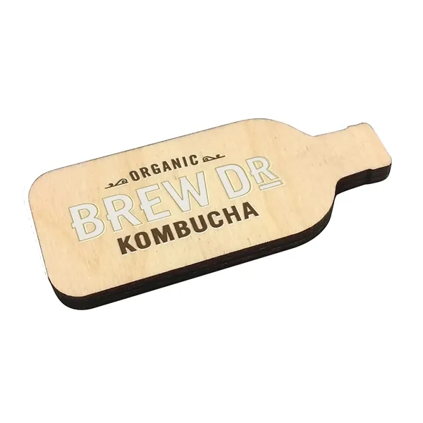 Birch wood magnet with 1/4" thickness and UV color graphics.... from ASI 72521 Morris Magnets / Laser Etch Line