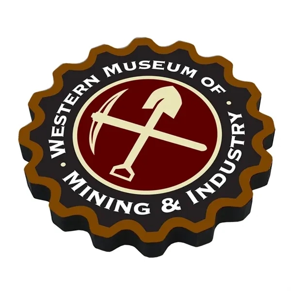 Wooden magnet with ultra vivid graphics.... from ASI 72521 Morris Magnets / Laser Cuts