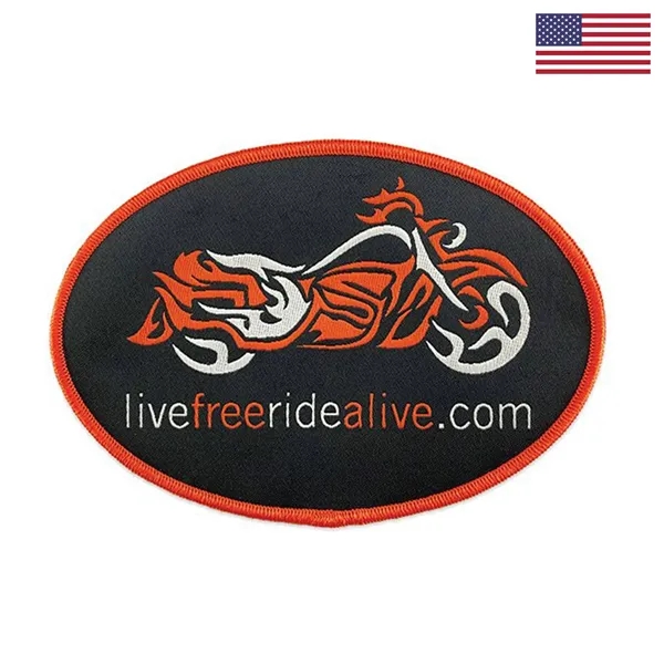 Custom-Woven Fabric Sew-down Patches with a unique blend of customizability, high-end... from ASI 92980 WOV-IN® / Universal Strap/Wov-In Line