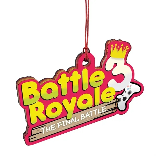 Full Color Acrylic Ornaments with Mirror Back & Custom Shapes... from ASI 72521 Morris Magnets / Laser Cuts