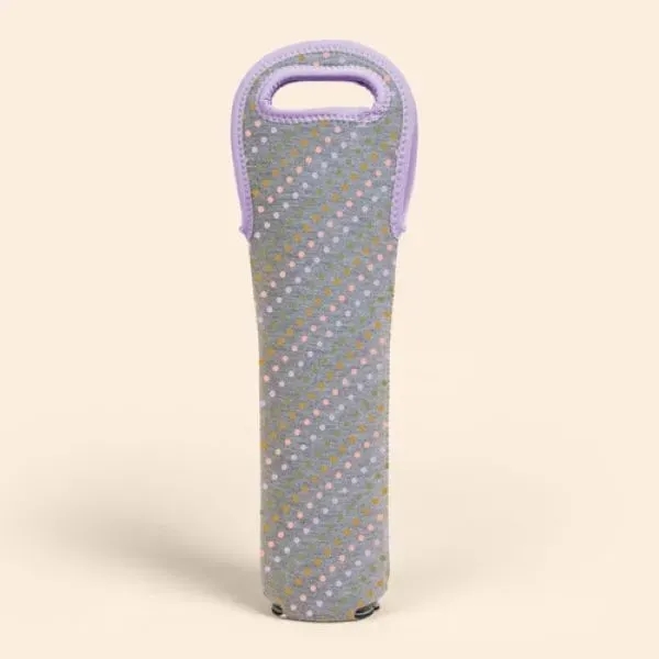 Heathered/High-Quality Neoprene tote with customizable colored stitching and bias trim. Fits... from ASI 74710 Numo / Kolder