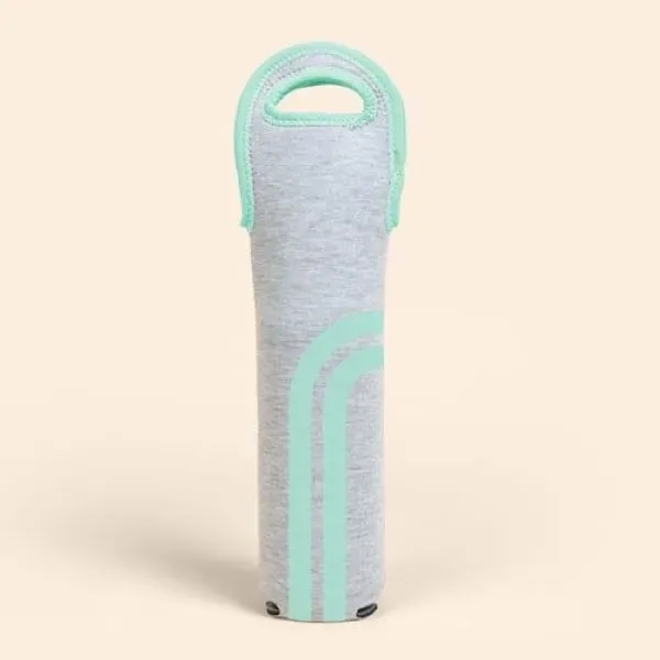 Heathered/High-Quality Neoprene tote with customizable colored stitching and bias trim. Fits... from ASI 74710 Numo / Kolder