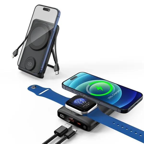 Avalon, 5-In-1 MagSafe Power Bank with Apple & Samsung Watch Charging... from ASI 91435 Tomax USA