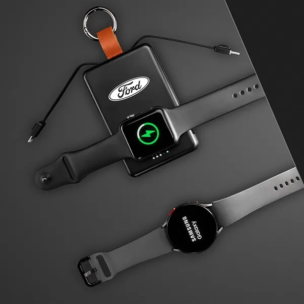 Velanova 5,000 mAh Power Bank with Apple & Samsung Watch Charging... from ASI 91435 Tomax USA