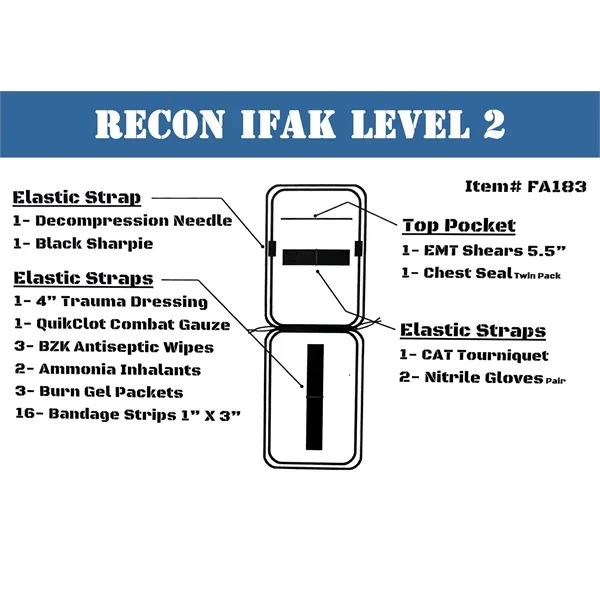 First aid kit with medical supplies.... from ASI 84514 Safety Made