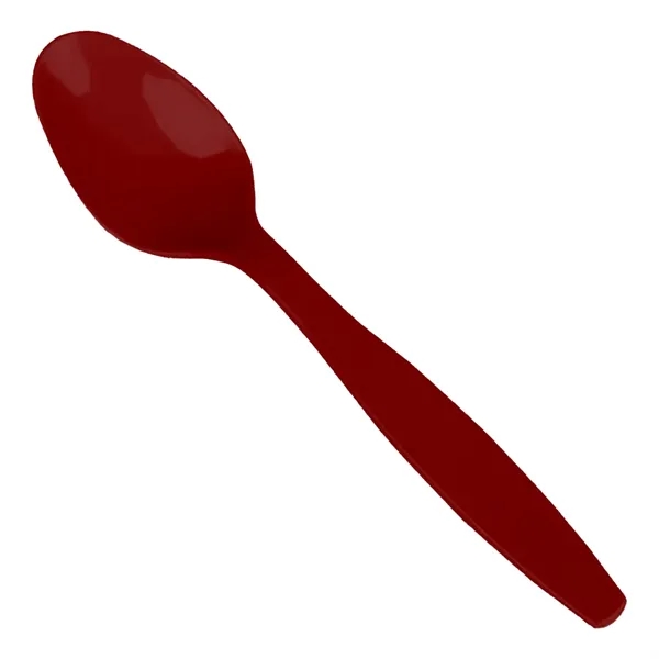 7" long colored teaspoon-designed plastic spoon.... from ASI 91880 Tranter Graphics Inc