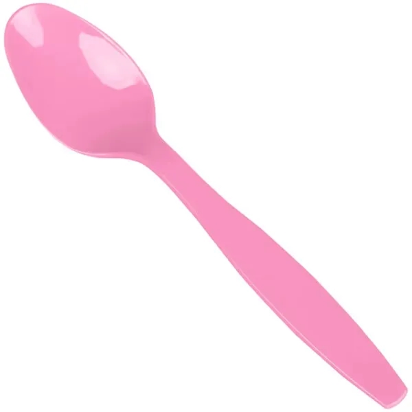 7" long colored teaspoon-designed plastic spoon.... from ASI 91880 Tranter Graphics Inc