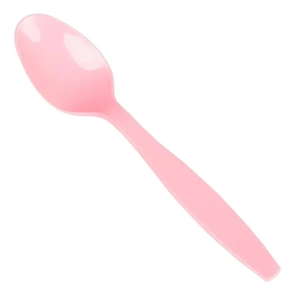 7" long colored teaspoon-designed plastic spoon.... from ASI 91880 Tranter Graphics Inc
