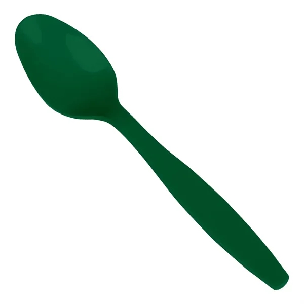 7" long colored teaspoon-designed plastic spoon.... from ASI 91880 Tranter Graphics Inc