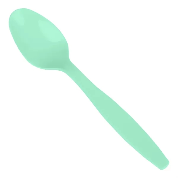 7" long colored teaspoon-designed plastic spoon.... from ASI 91880 Tranter Graphics Inc